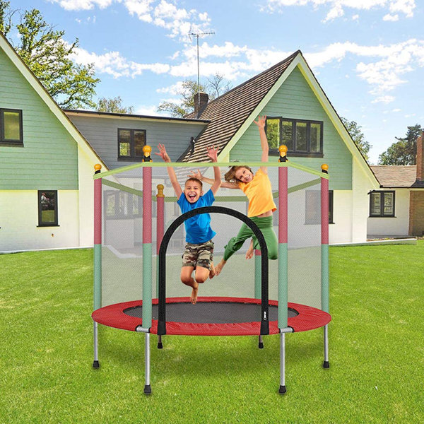 Fireye Kids Mini Trampoline Children Trampolines With Safety